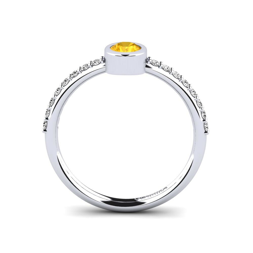 Citrine Women's Ring Aleckon
