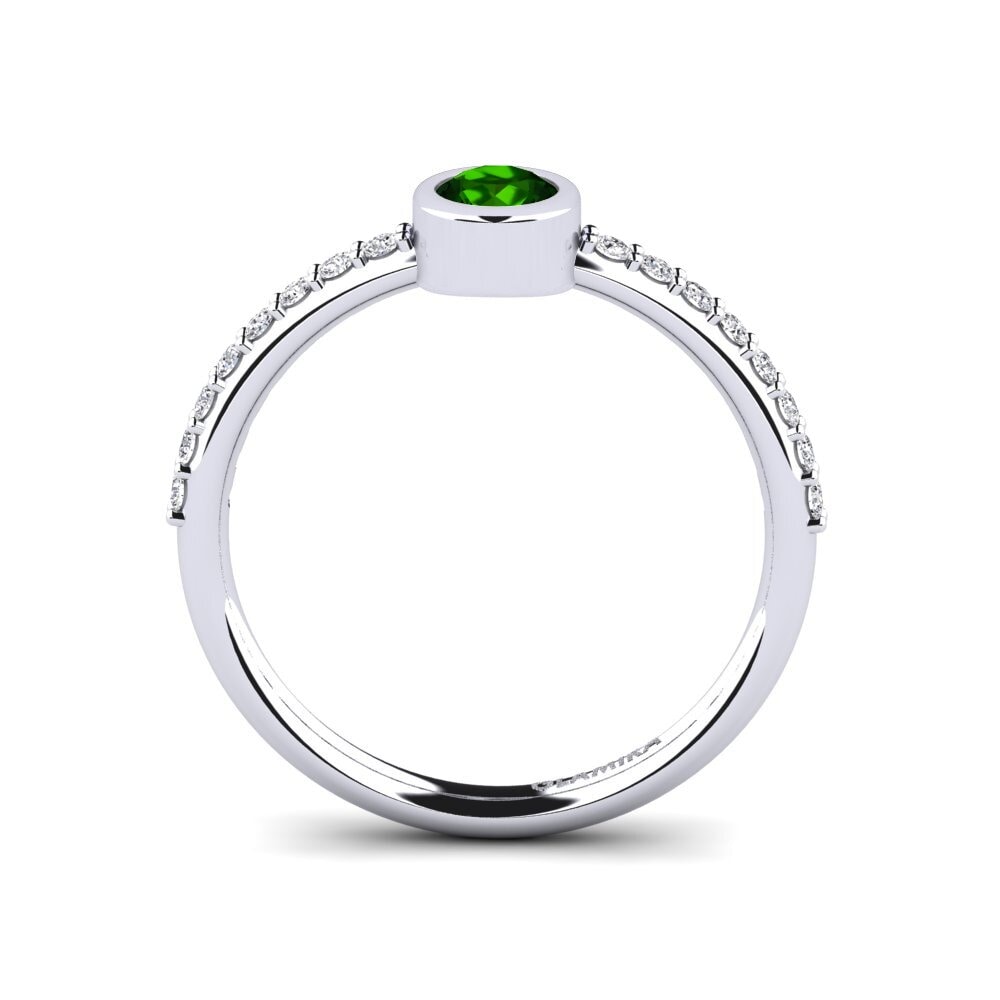 Green Tourmaline Women's Ring Aleckon