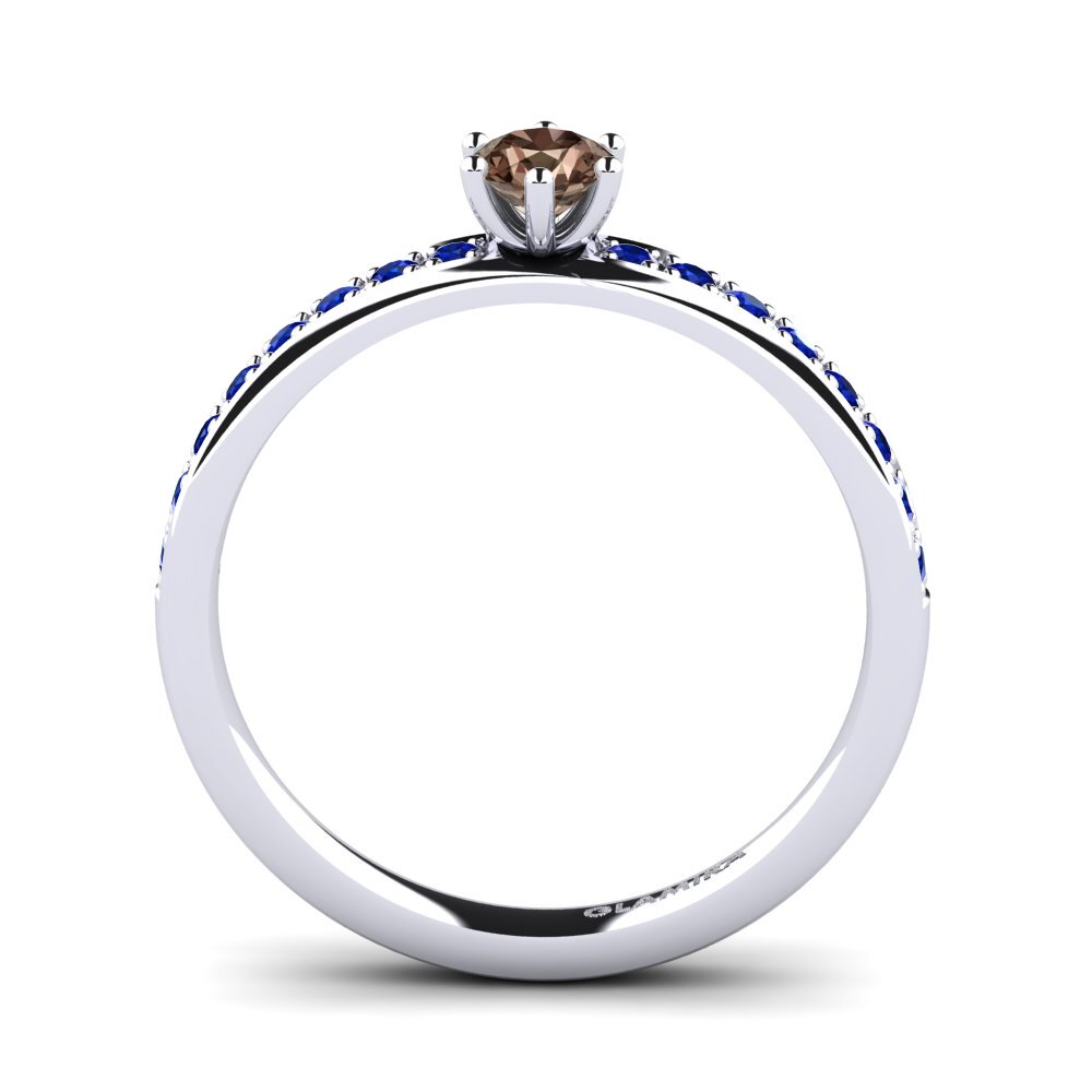 Smoky Quartz Engagement Ring Ageall