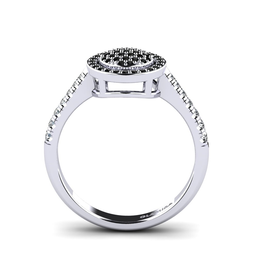 Black Diamond Engagement Ring Alenya