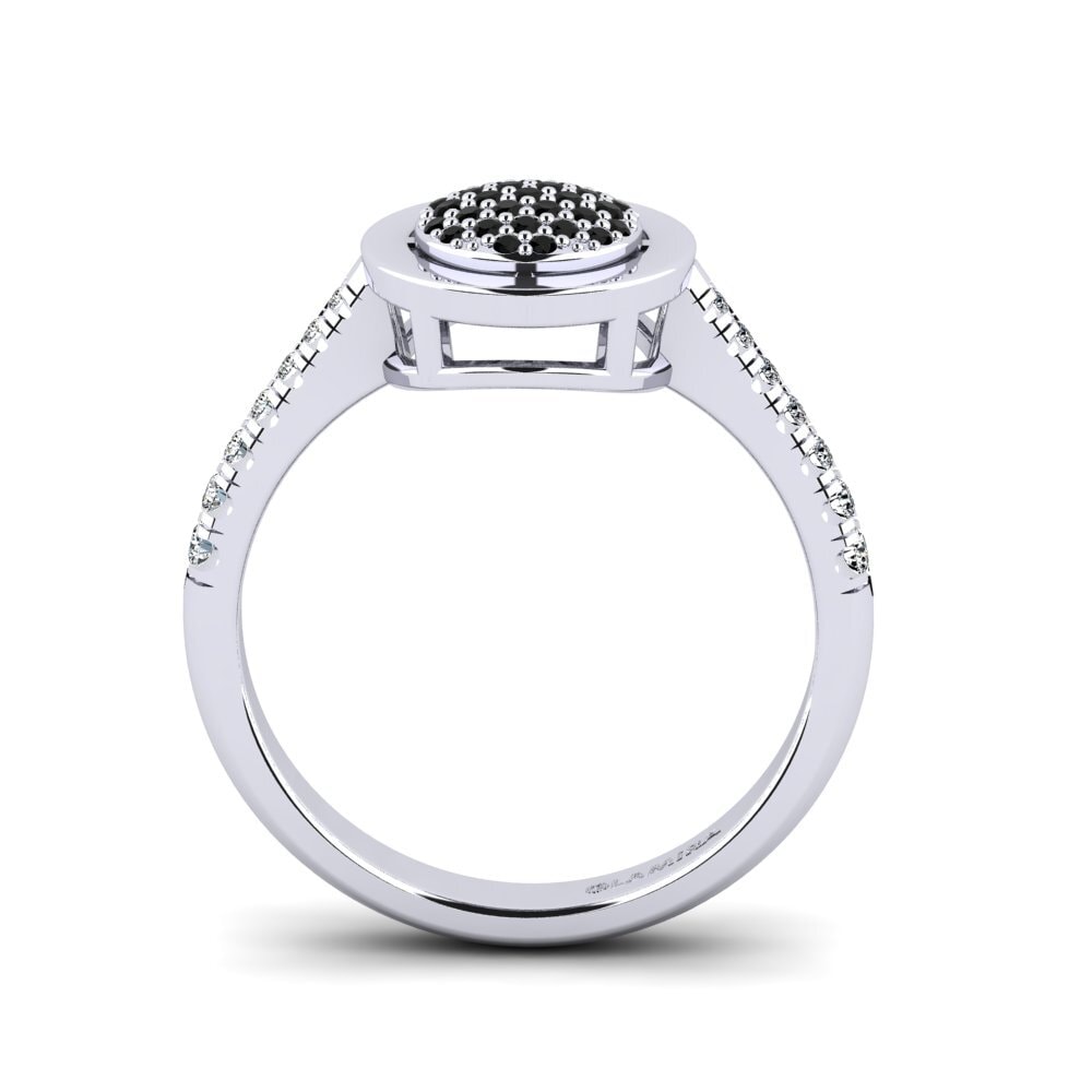Black Diamond Engagement Ring Aleria