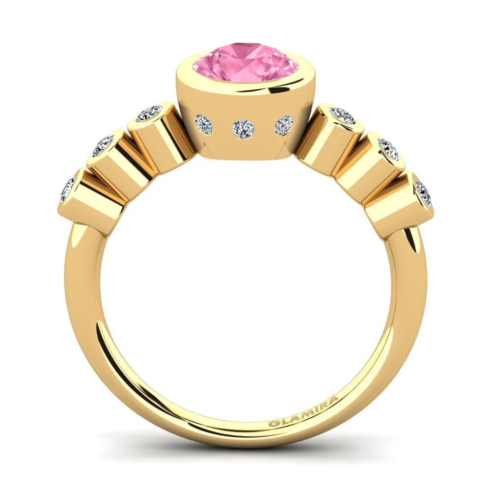 Pink Sapphire Engagement Ring Aletta