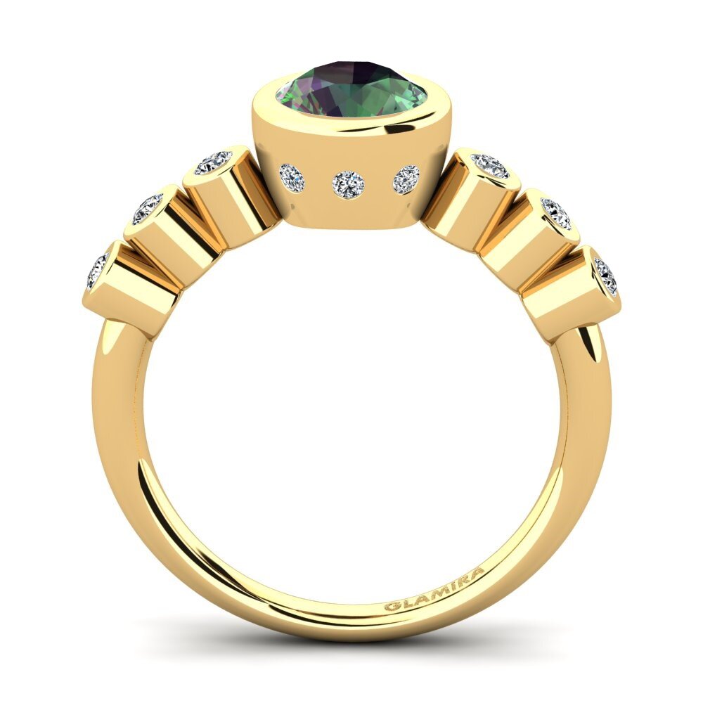 Mystic Topaz Engagement Ring Aletta