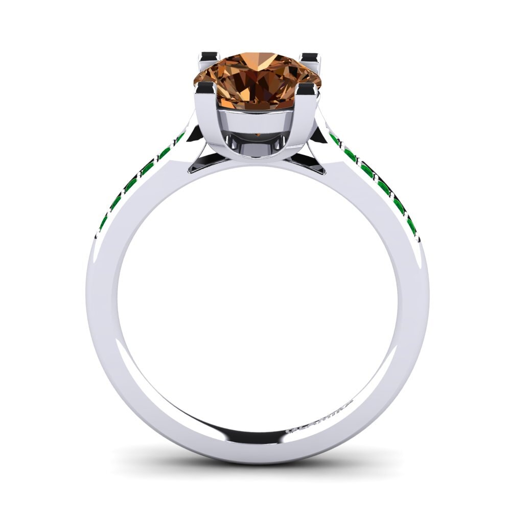 Brown Diamond Engagement Ring Alina 2.0 crt