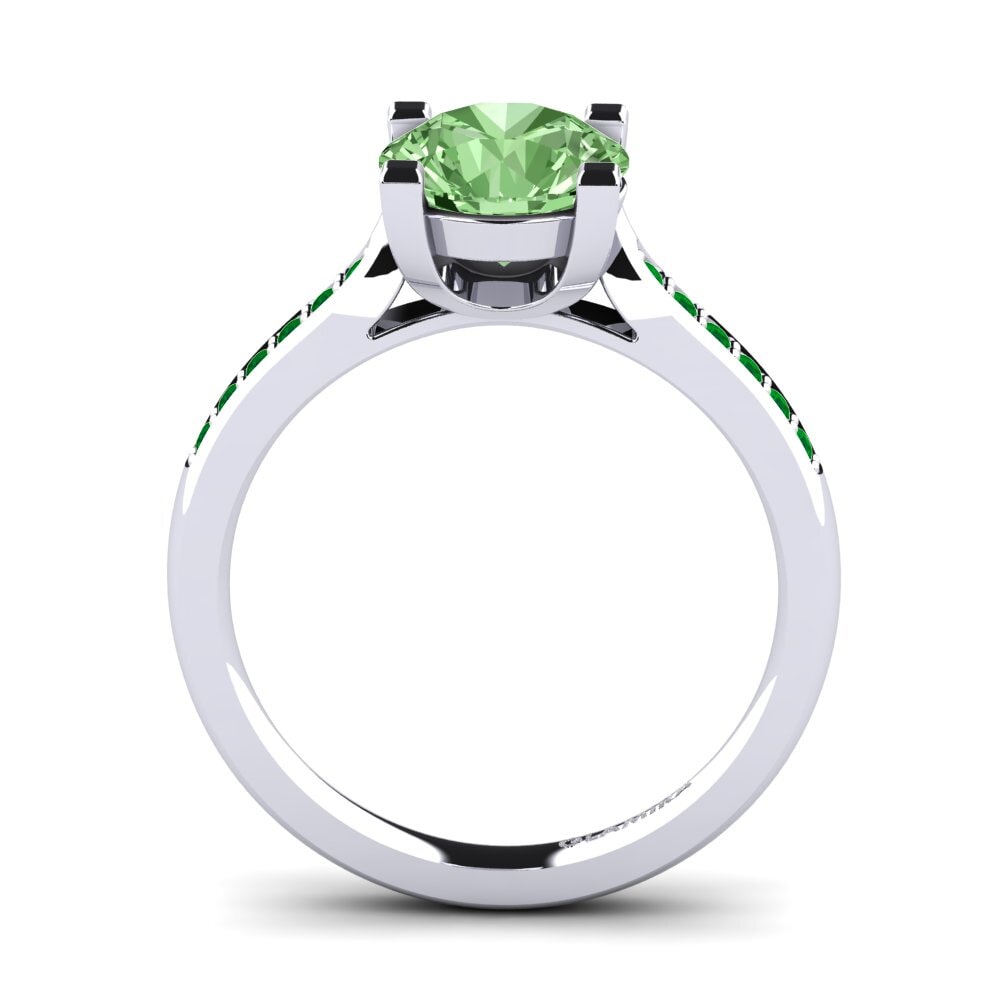 Green Diamond Engagement Ring Alina 2.0 crt