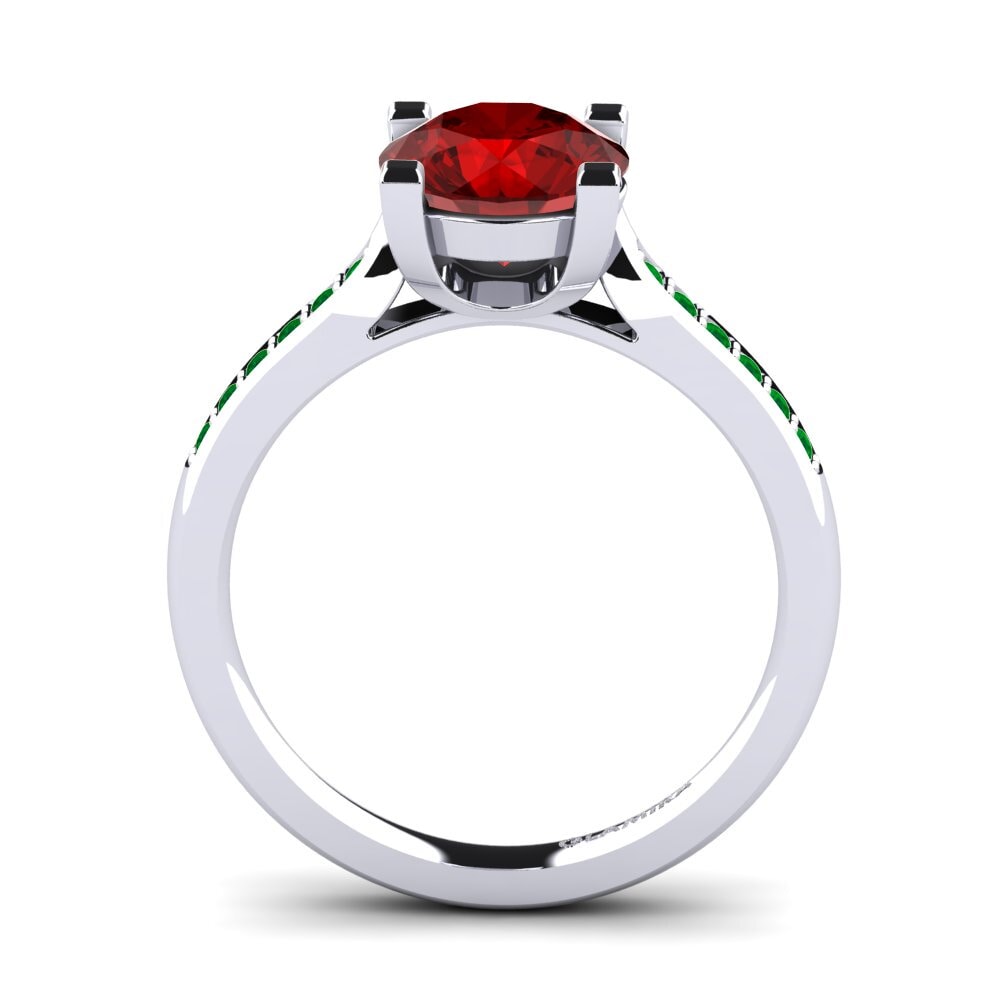 Ruby (Lab Created) Engagement Ring Alina 2.0 crt