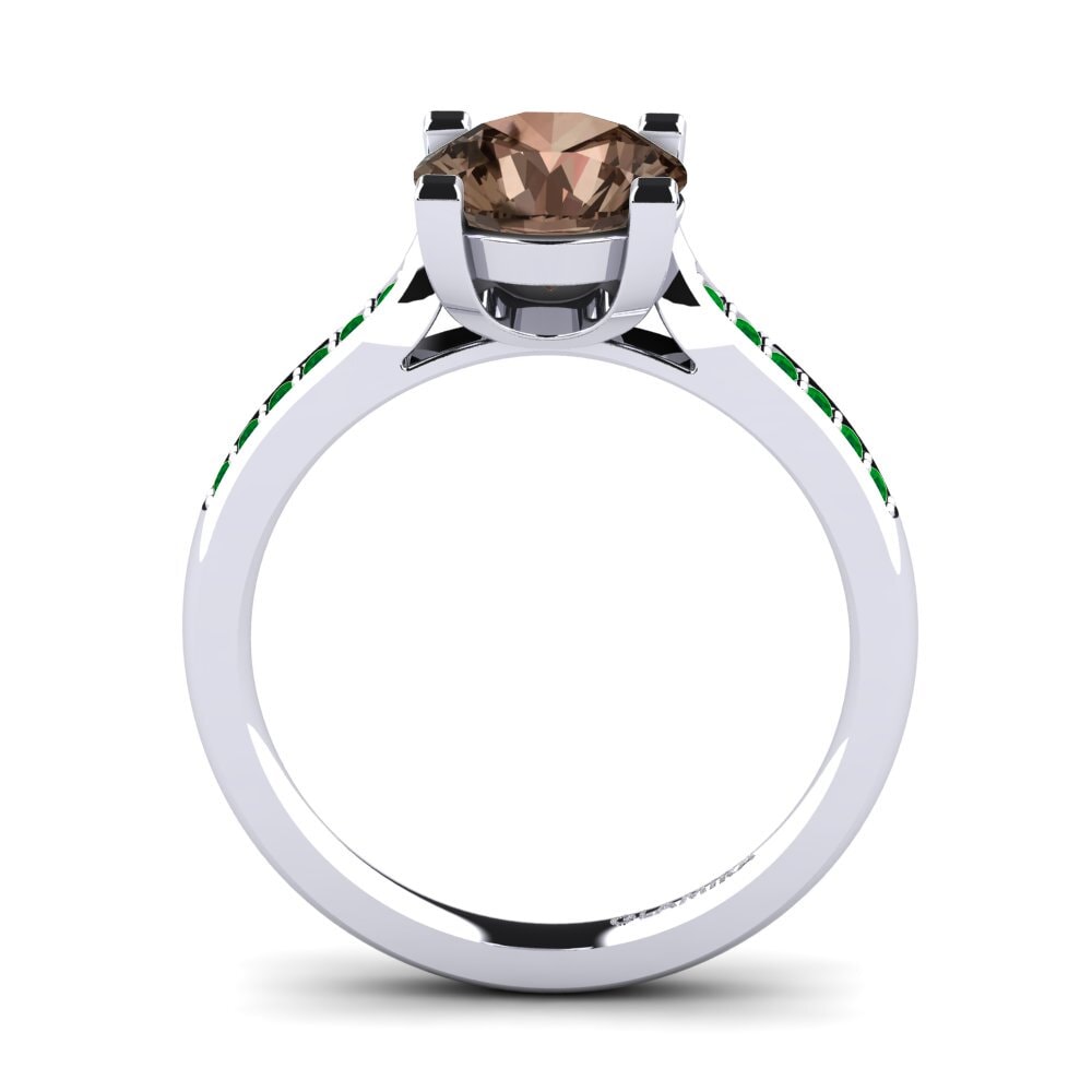 Smoky Quartz Engagement Ring Alina 2.0 crt