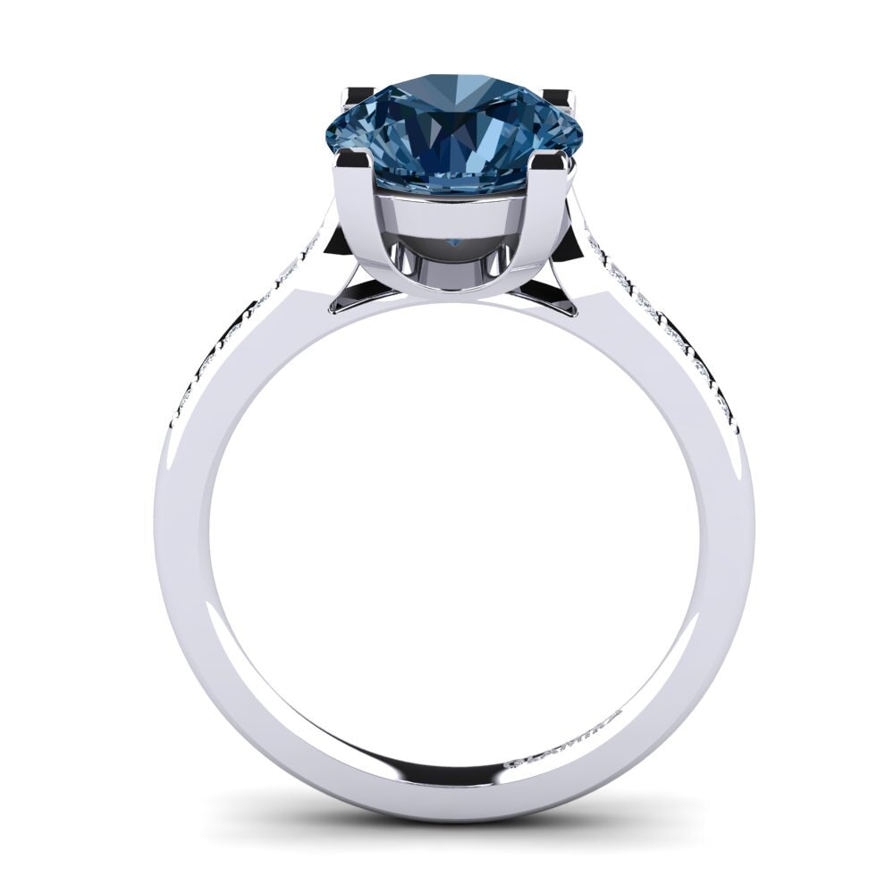 Blue Diamond Engagement Ring Alina 3.0 crt