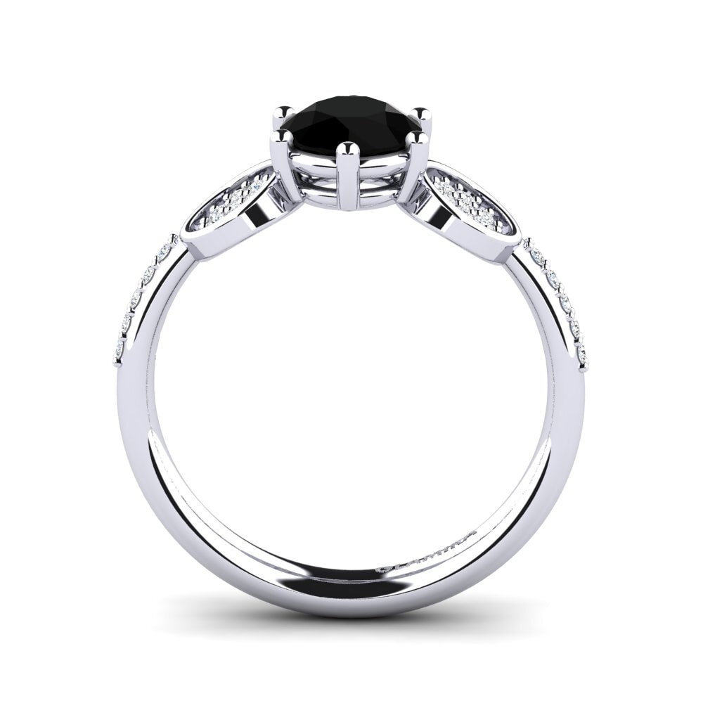 Black Diamond Engagement Ring Alinga