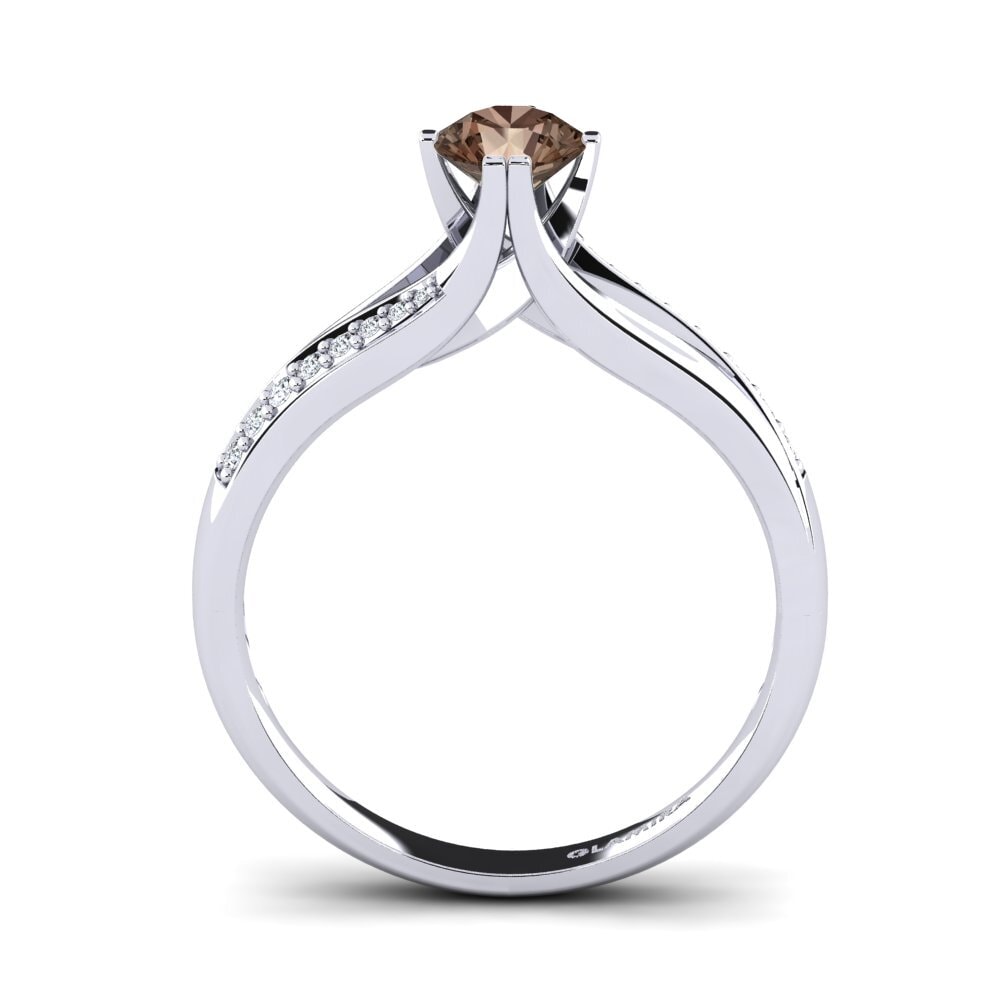 Smoky Quartz Engagement Ring Alisha 0.5 crt