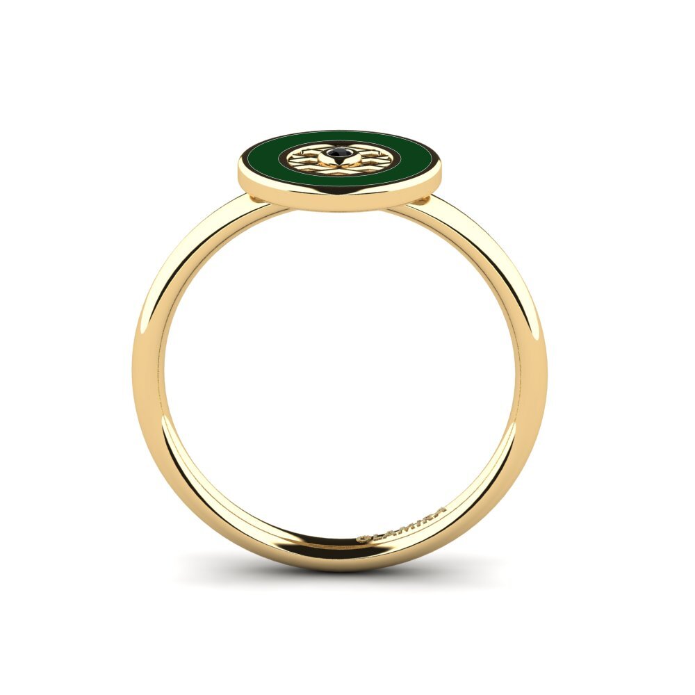 Schwarzer Onyx Ring Alizedi