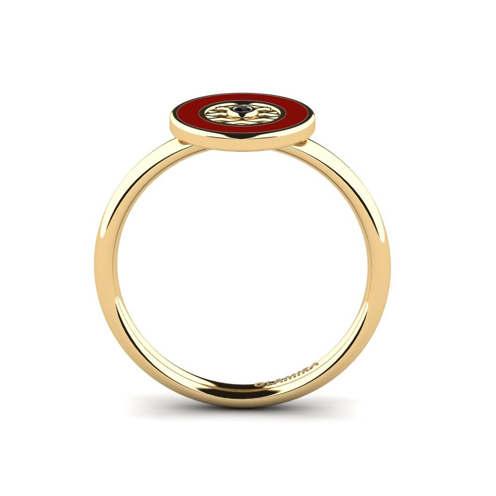 Schwarzer Onyx Ring Alizedi