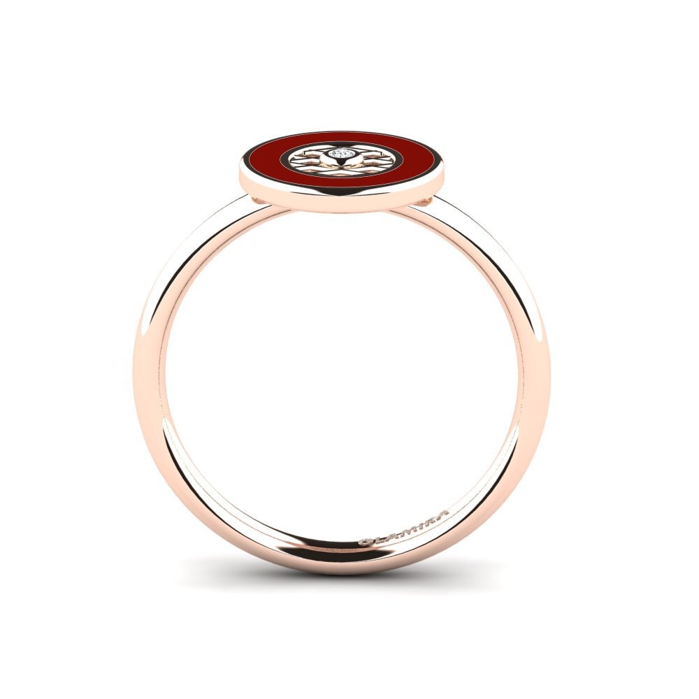 Rotgold 375 Ring Alizedi