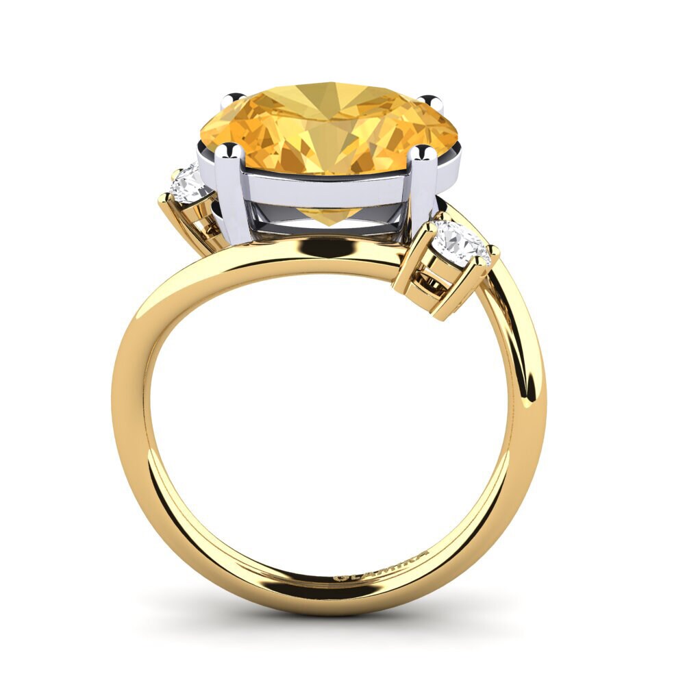 18k Oro Amarillo/Blanco Anillo Alkida