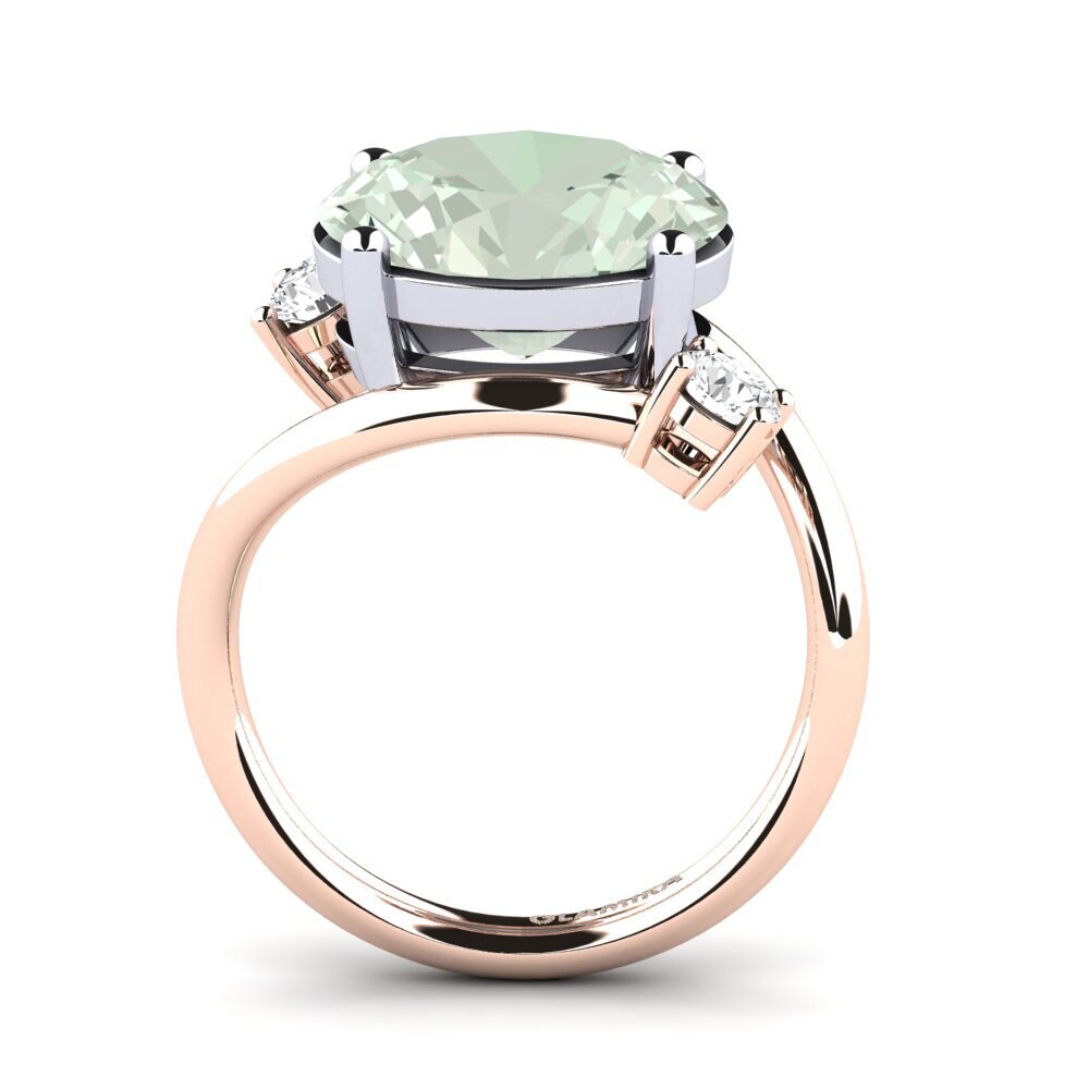 14ct Rose / White Gold Ring Alkida