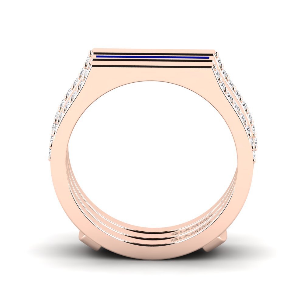 White sapphire Ring Allapste SET