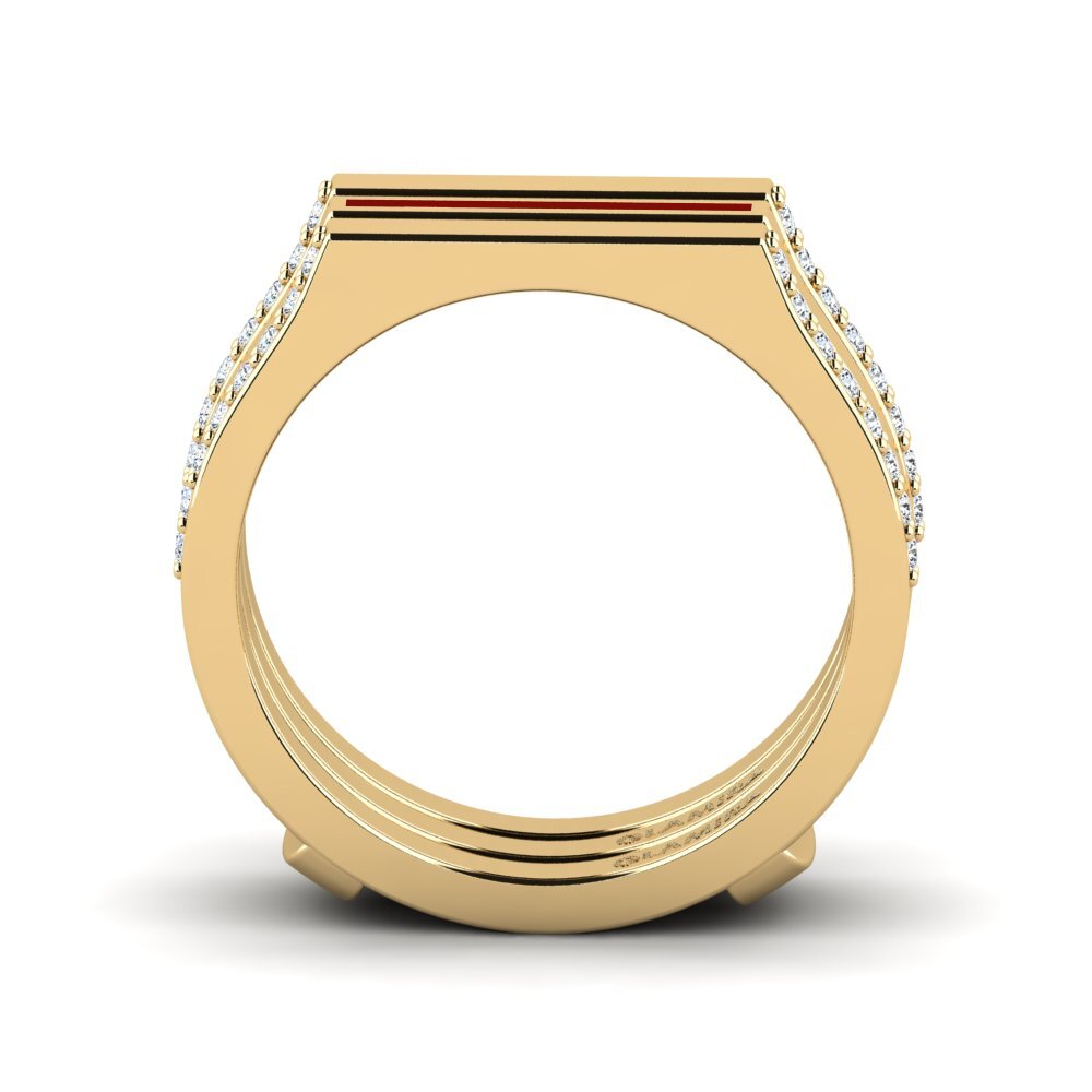 Gelbgold 585 Ring Allapste SET