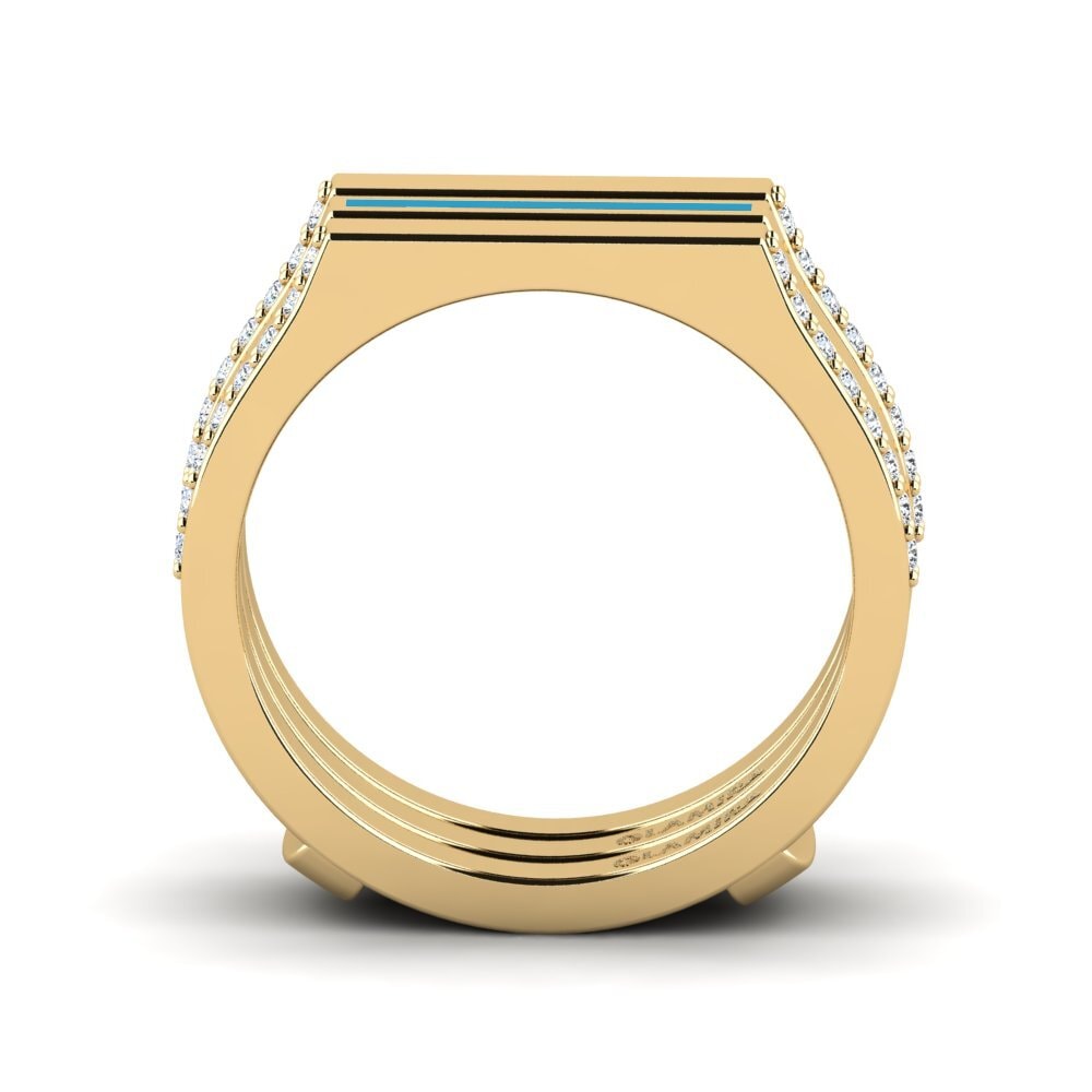 9ct Yellow Gold Ring Allapste SET