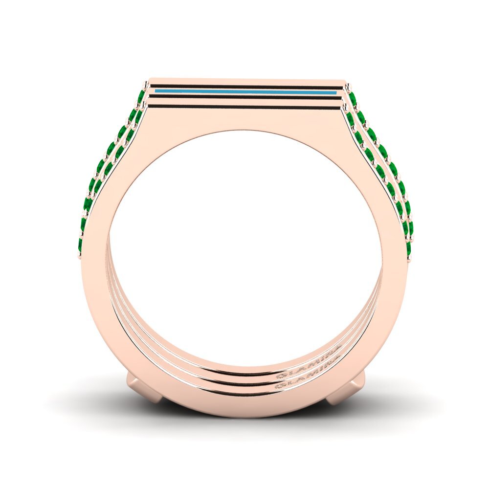 Emerald Ring Allapste SET