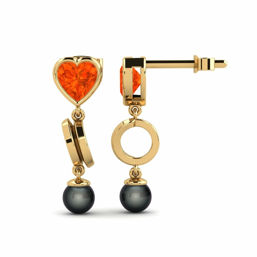 Opale de Feu Boucle d'oreille femme Allibis