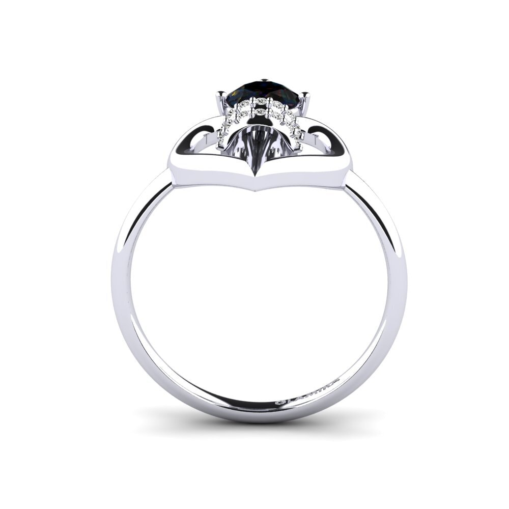 Opalo Negro Anillo Aloeswood