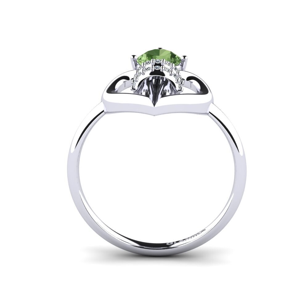 Grüner Saphir Ring Aloeswood
