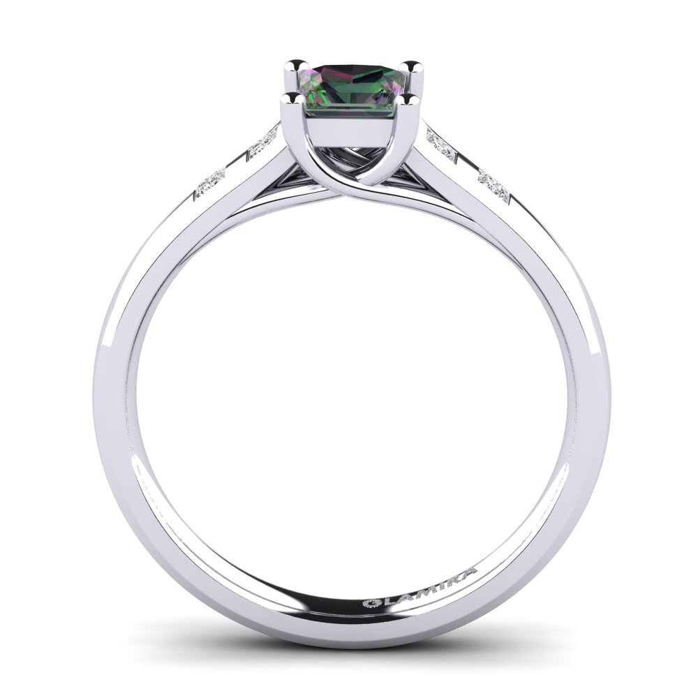 Mystic Topaz Engagement Ring Alondra