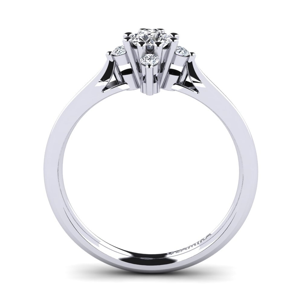 Round Engagement Ring Alonsa 0.25 crt