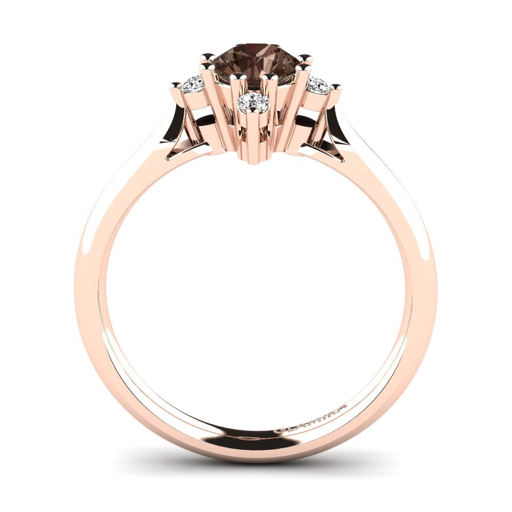 Smoky Quartz Engagement Ring Alonsa