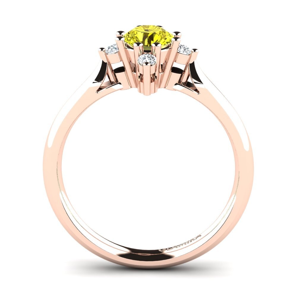 Yellow Diamond Engagement Ring Alonsa