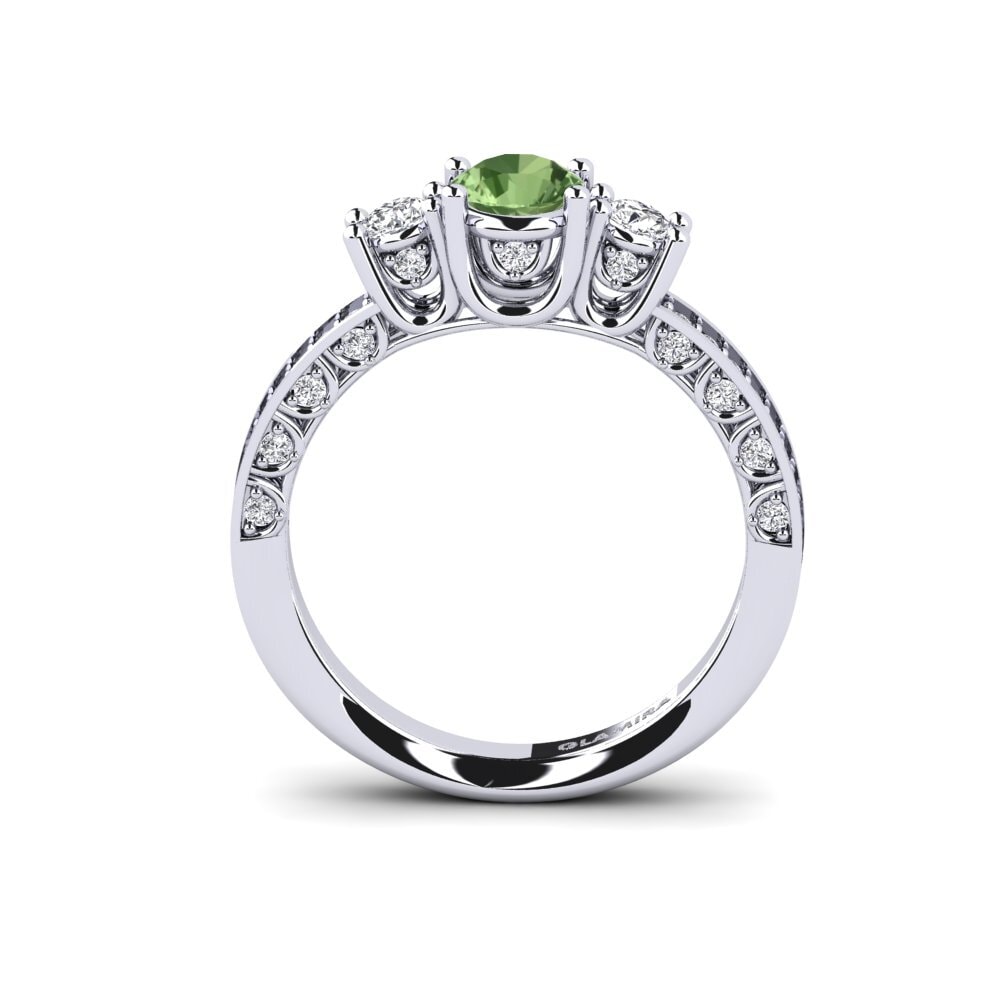 Green Sapphire Engagement Ring Alsatia