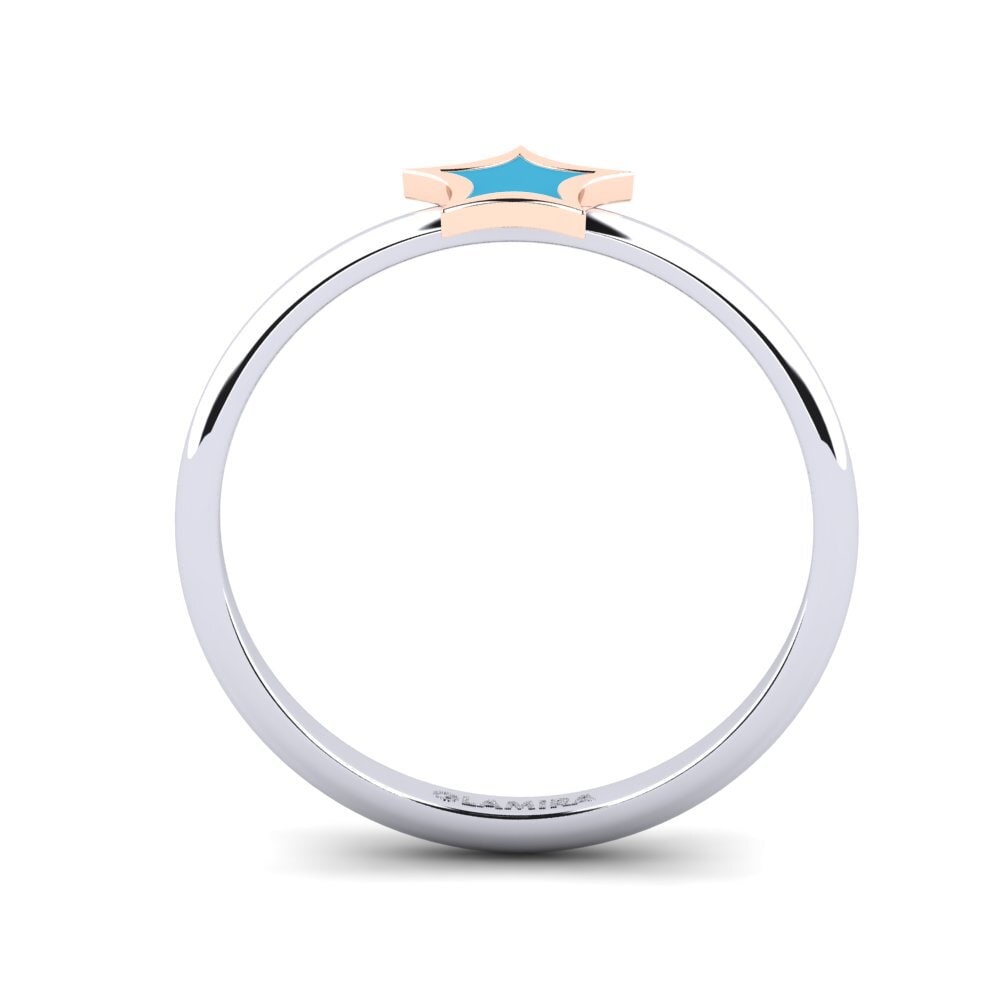 750 Weiß & Rotgold Ring Altun