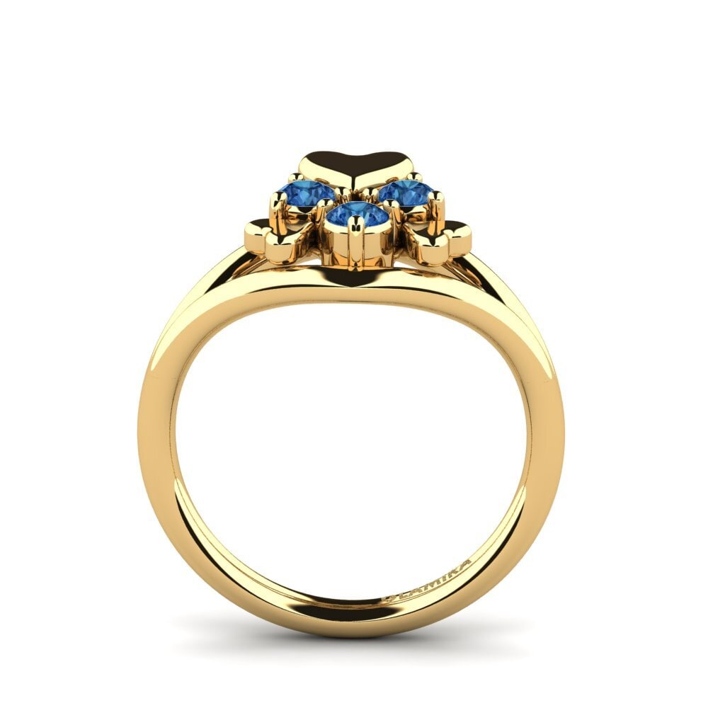 Dark Blue Zirconia Ring Alvetta