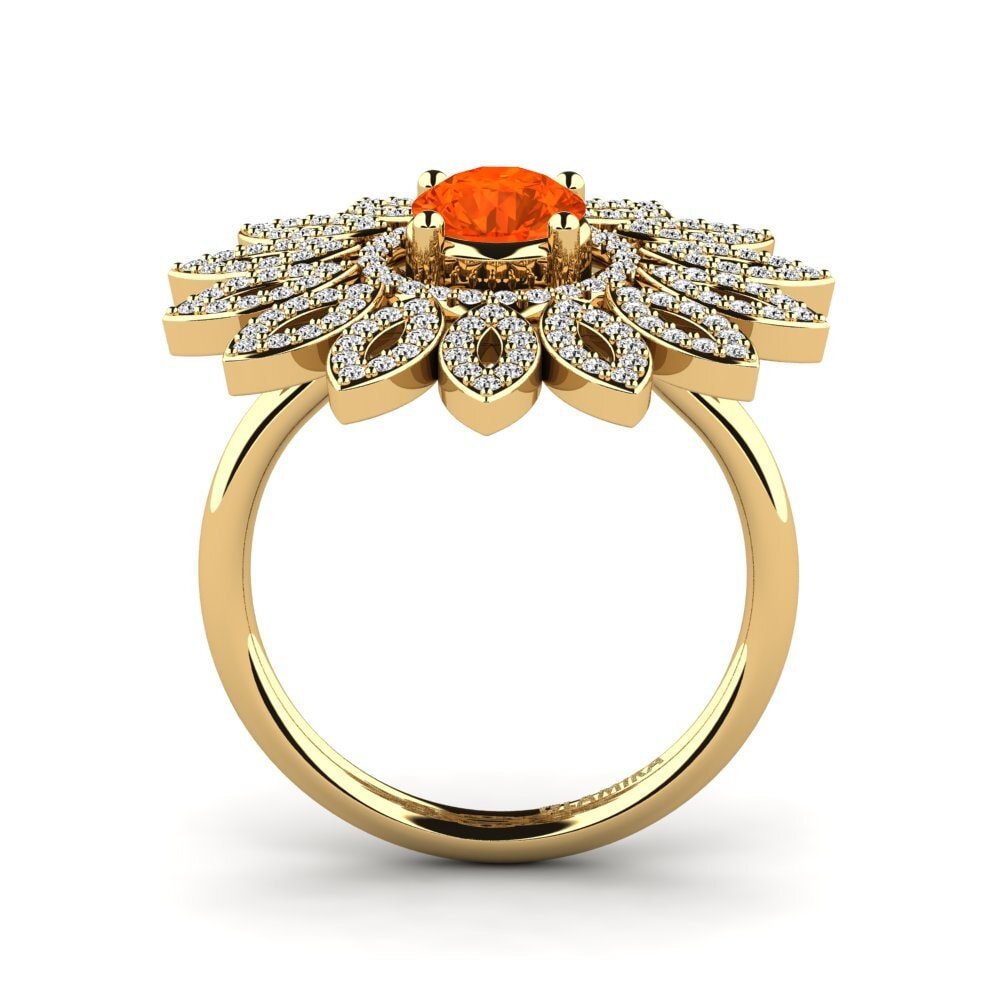 Ópalo Fuego Anillo Alzubra