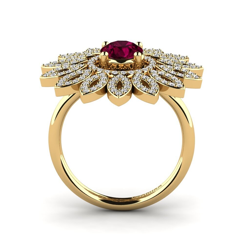 Rhodolite Garnet Ring Alzubra
