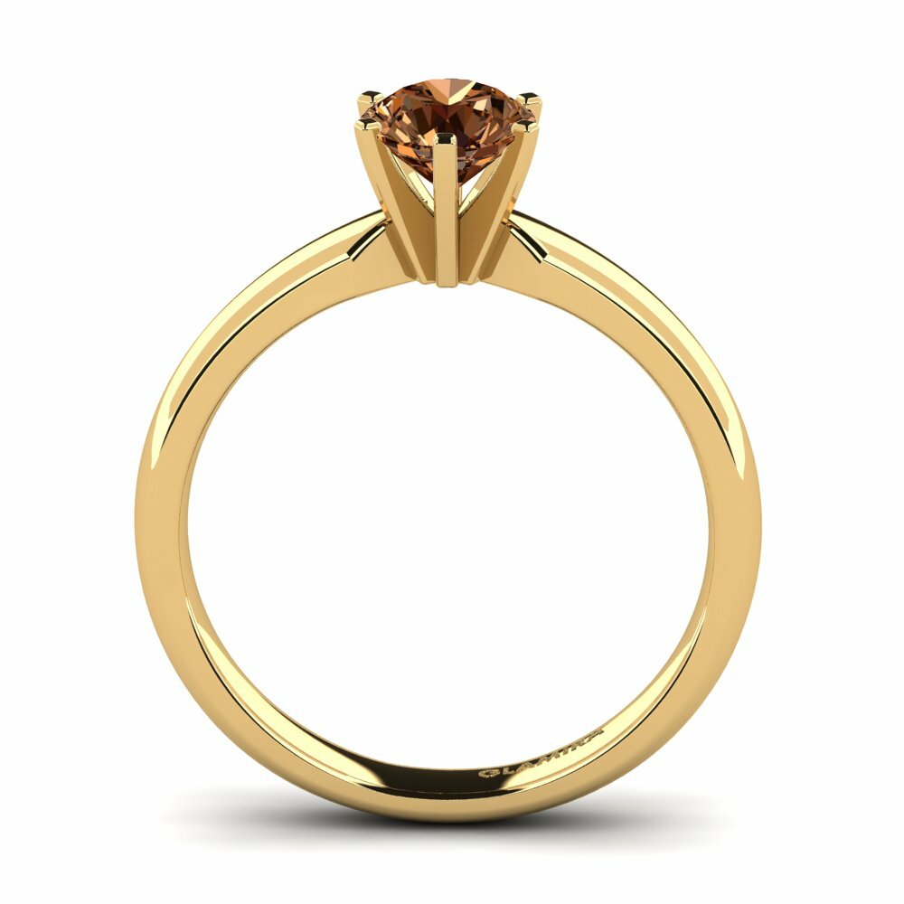 14K Geel Goud Verlovingsring Amanda
