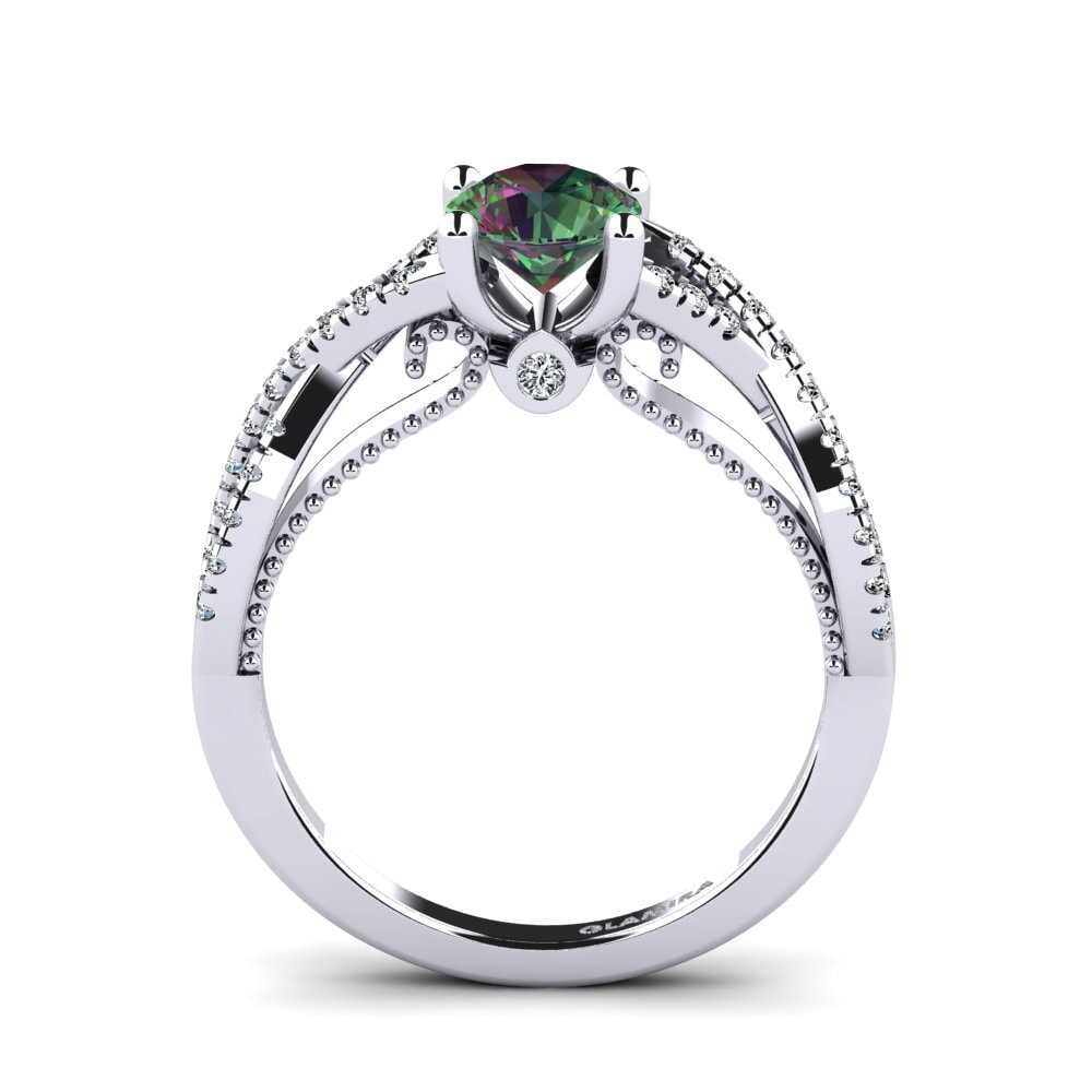 Mystic Topaz Engagement Ring Amaranta