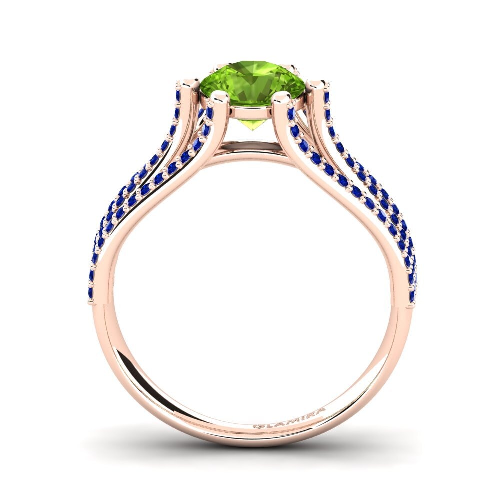 Peridot Engagement Ring Amatia