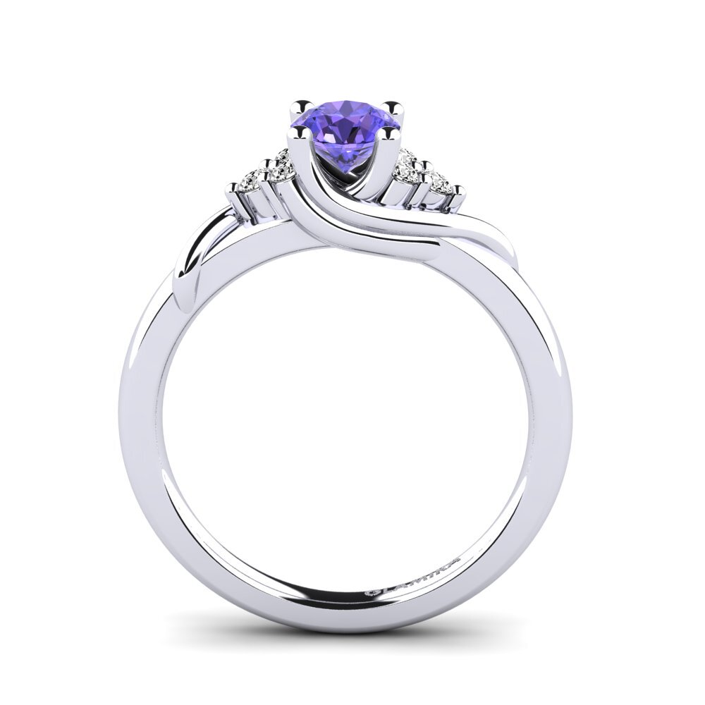 Tanzanite Engagement Ring Amaya 0.5 crt