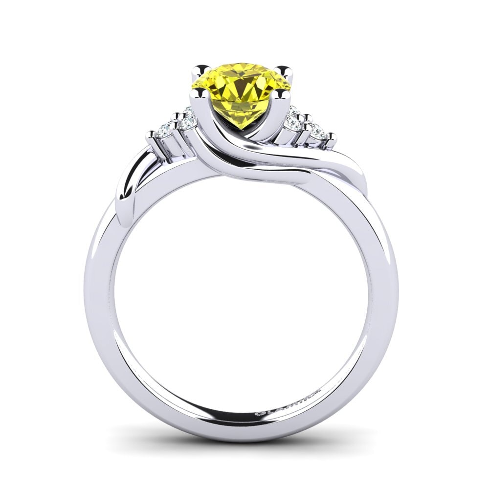 Yellow Diamond Engagement Ring Amaya 1.0 crt