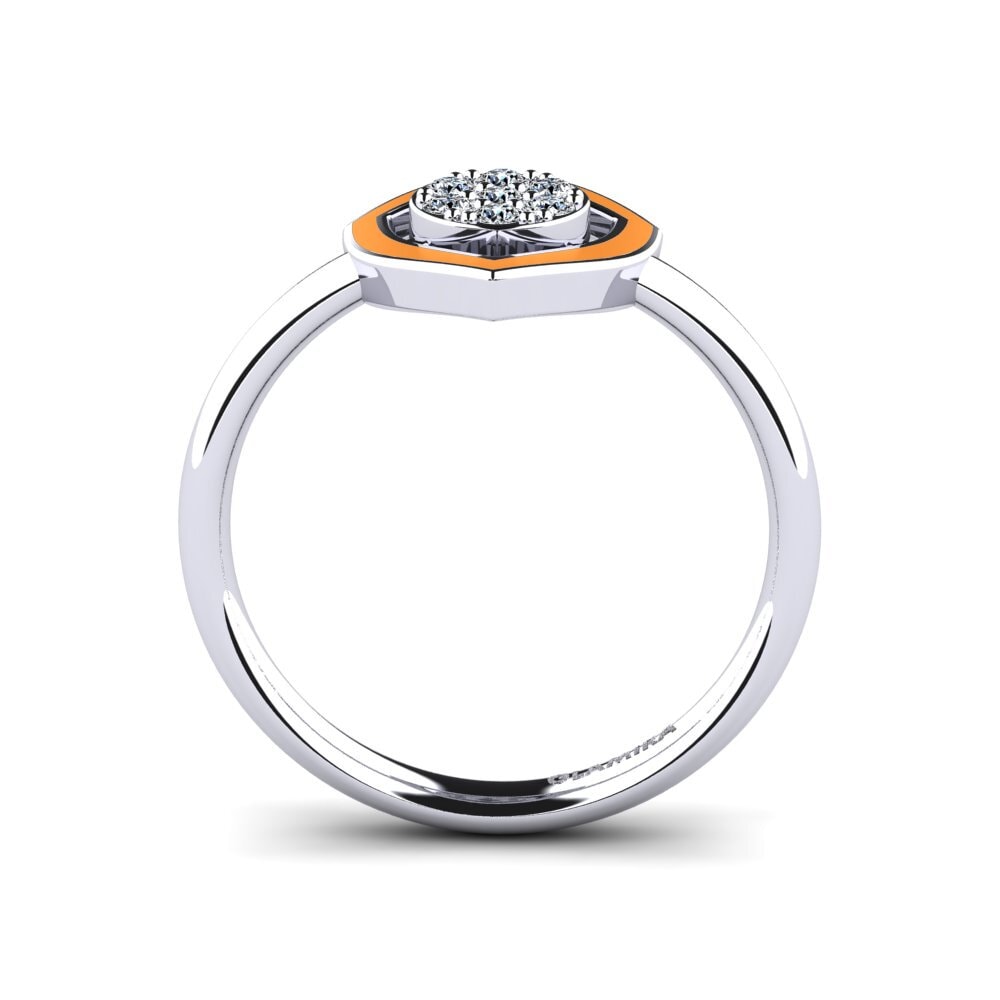 950 Platin Ring Amecourt