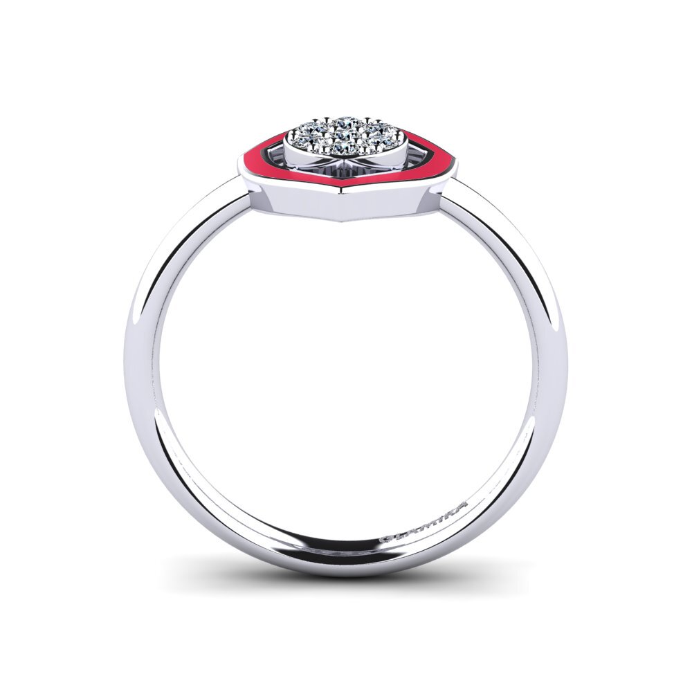 Weißgold 375 Ring Amecourt