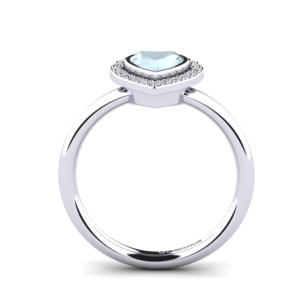 Aquamarine Women's Ring Amery