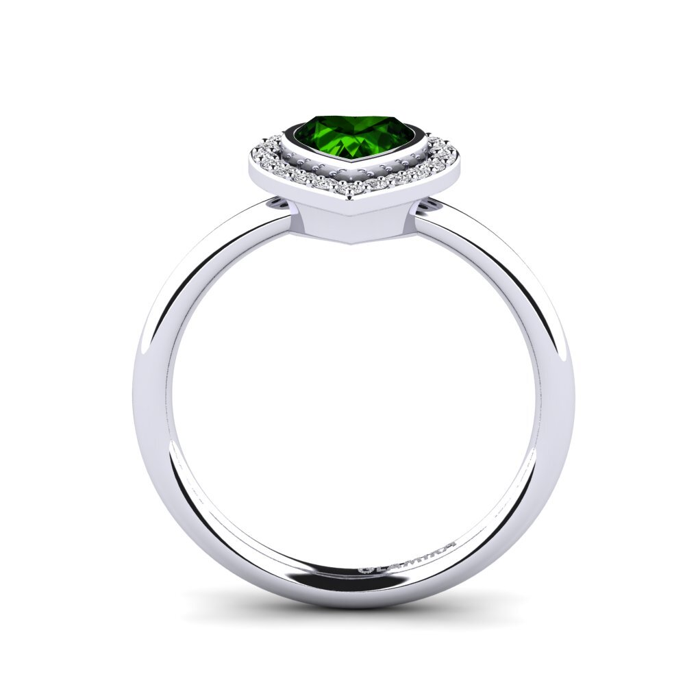 Green Tourmaline Women's Ring Amery