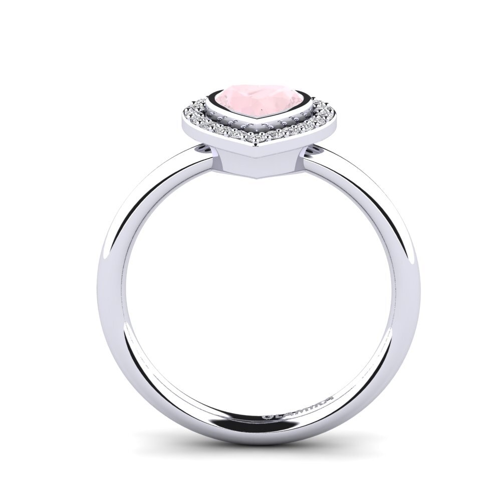 Rose Quartz Women's Ring Amery