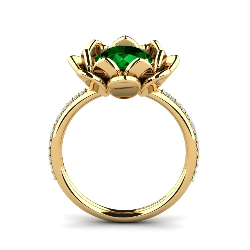 Circonita Verde Anillo Amilesa