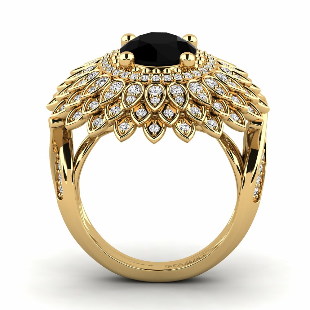 Svart Onyx Ring Amirella