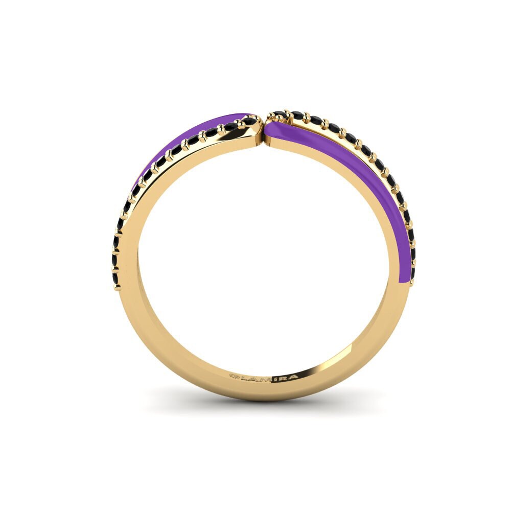 Schwarzer Diamant Ring Amorgos