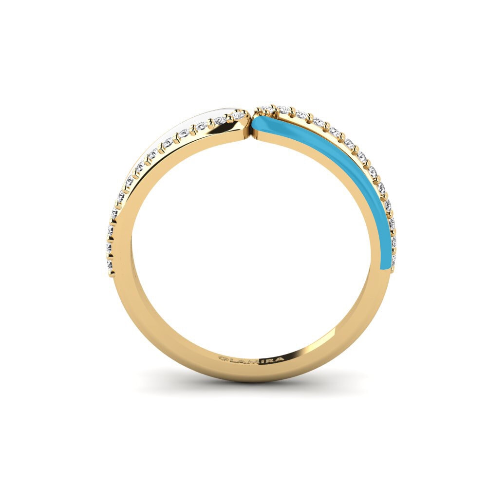 White sapphire Ring Amorgos