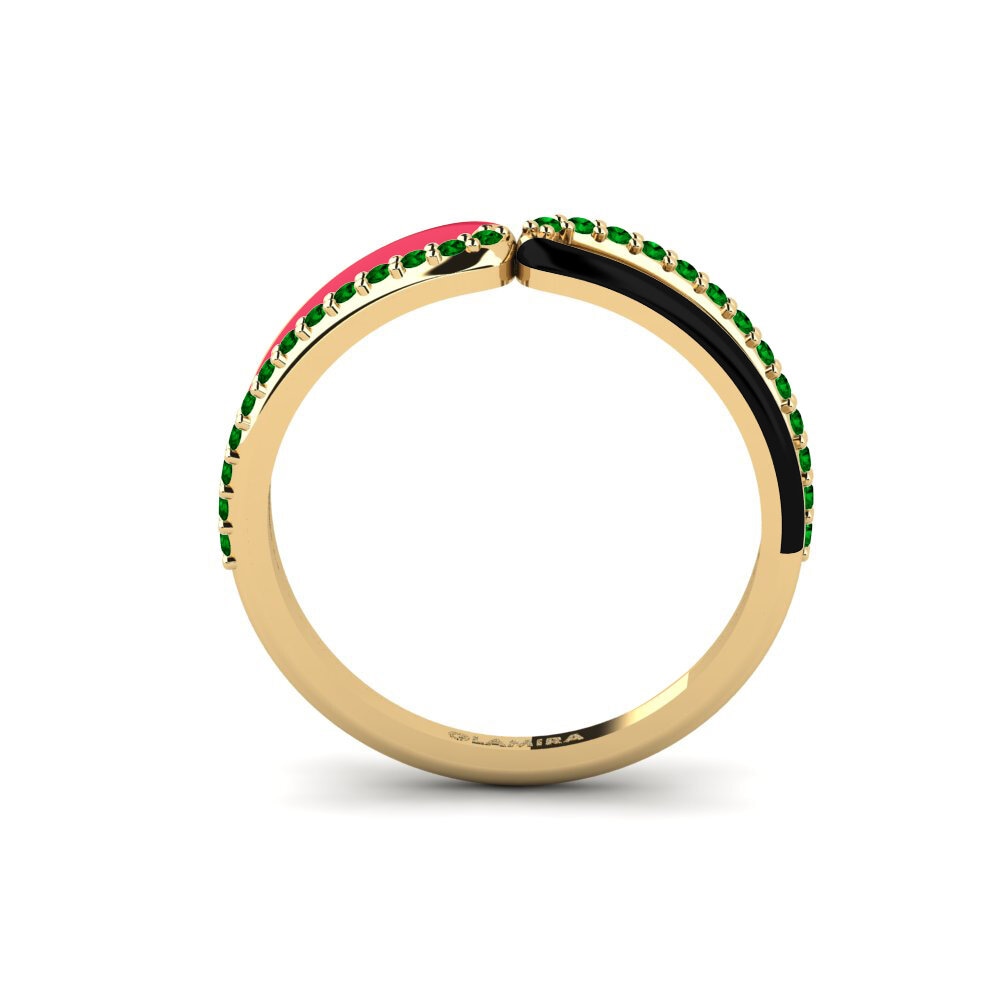 Grüner Zirkonia Ring Amorgos